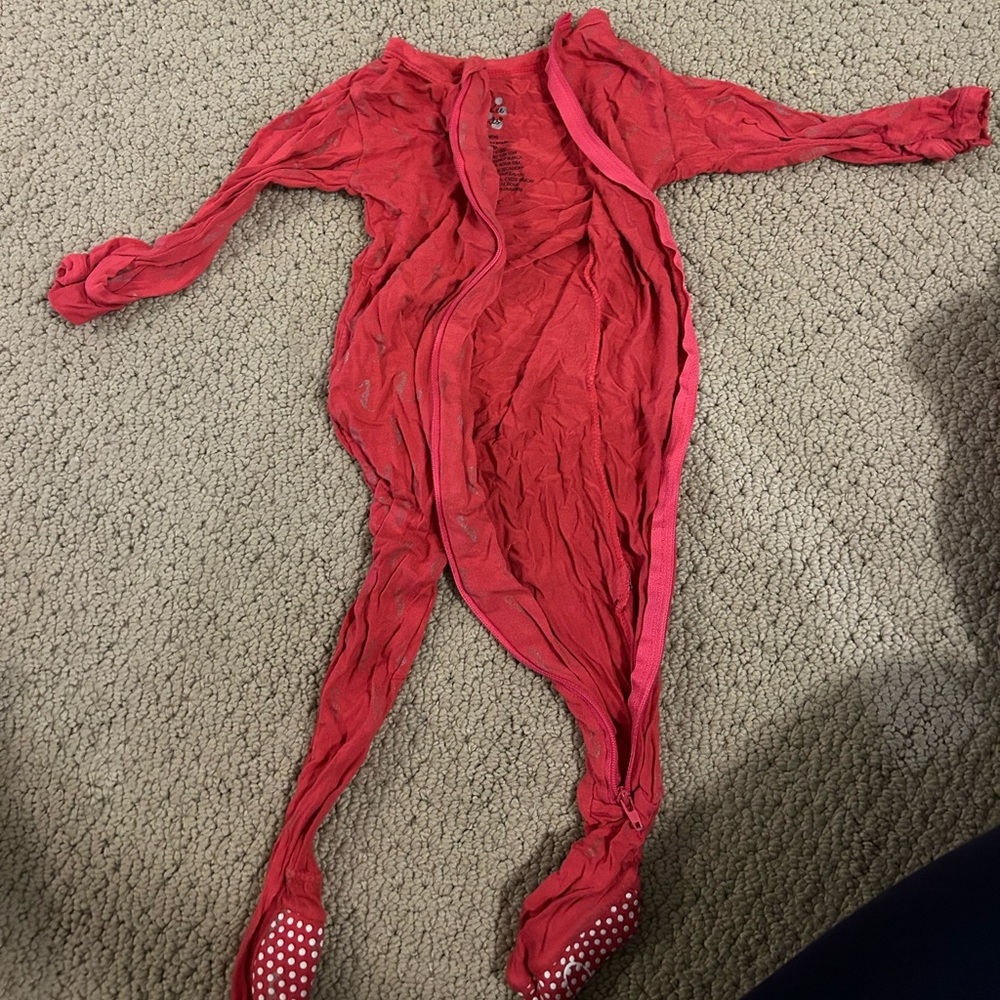Kickee pants zipper footie